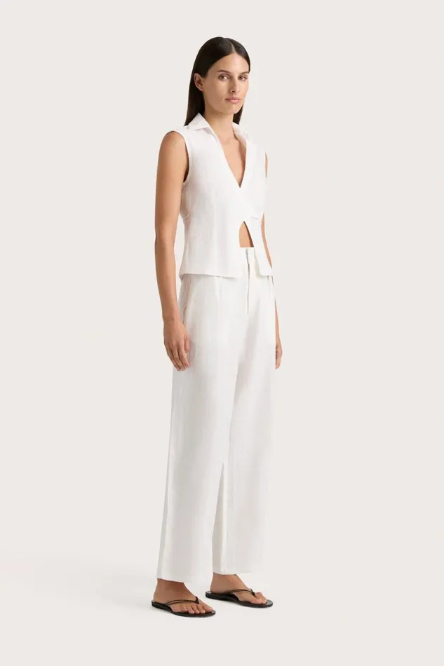 Faithfull The Brand Tops Antibes Shirt White 8211 Women Faithfull The Brand Tops Antibes Shirt White 8211 Women