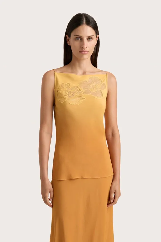 Faithfull The Brand Tops Biarritz Top Terracotta Ombre 8211 Women