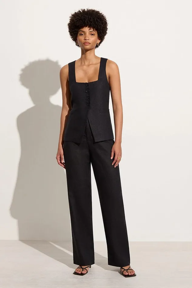 Faithfull The Brand Tops Maya Vest Black 8211 Women Faithfull The Brand Tops Maya Vest Black 8211 Women