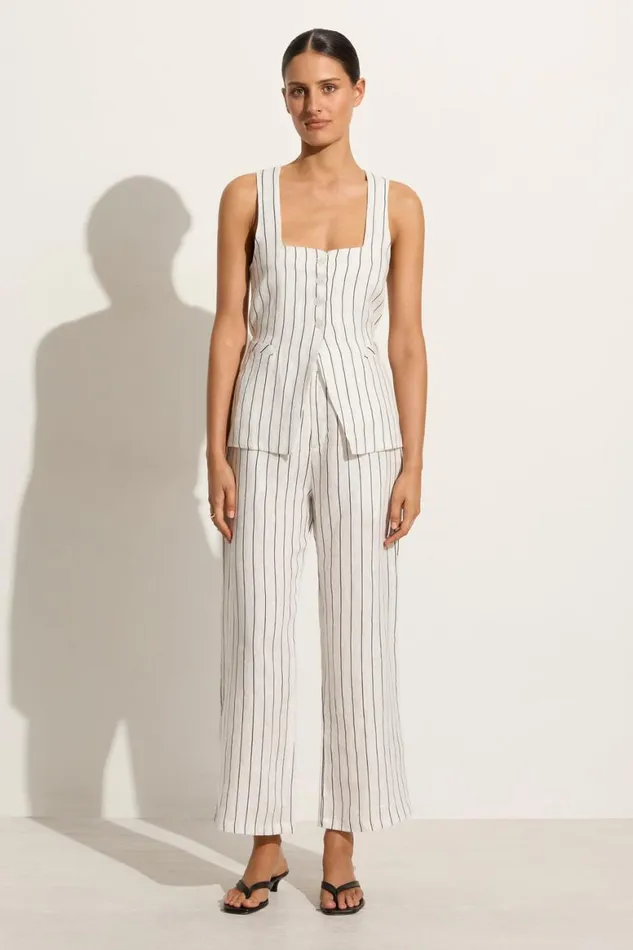 Faithfull The Brand Tops Maya Vest Trani Stripe 8211 Women Faithfull The Brand Tops Maya Vest Trani Stripe 8211 Women