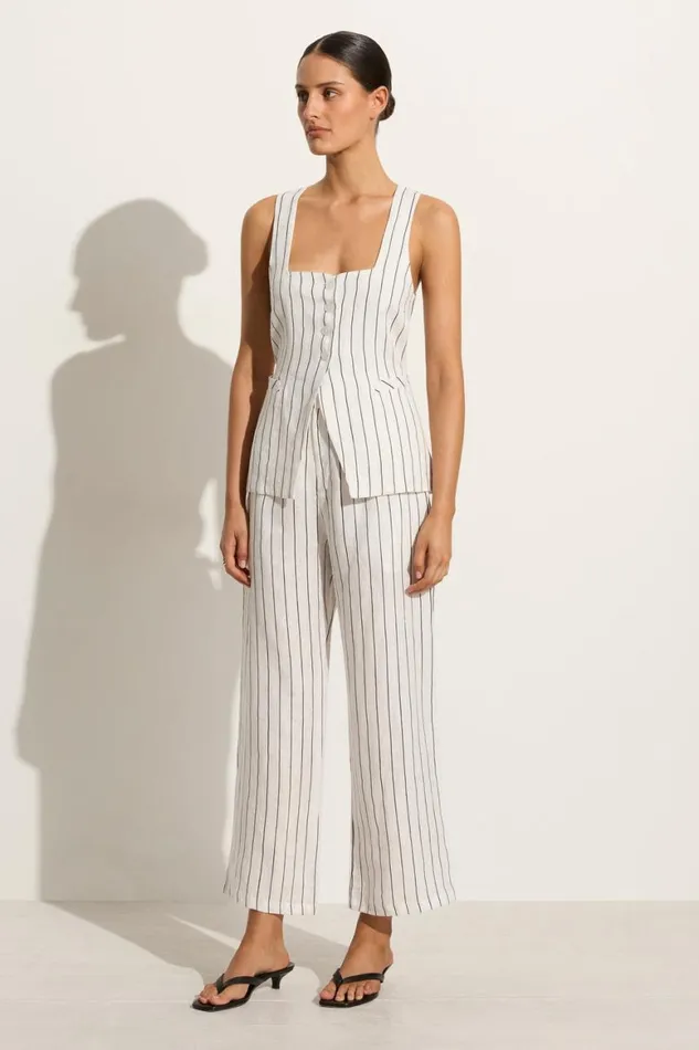 Faithfull The Brand Tops Maya Vest Trani Stripe 8211 Women Faithfull The Brand Tops Maya Vest Trani Stripe 8211 Women