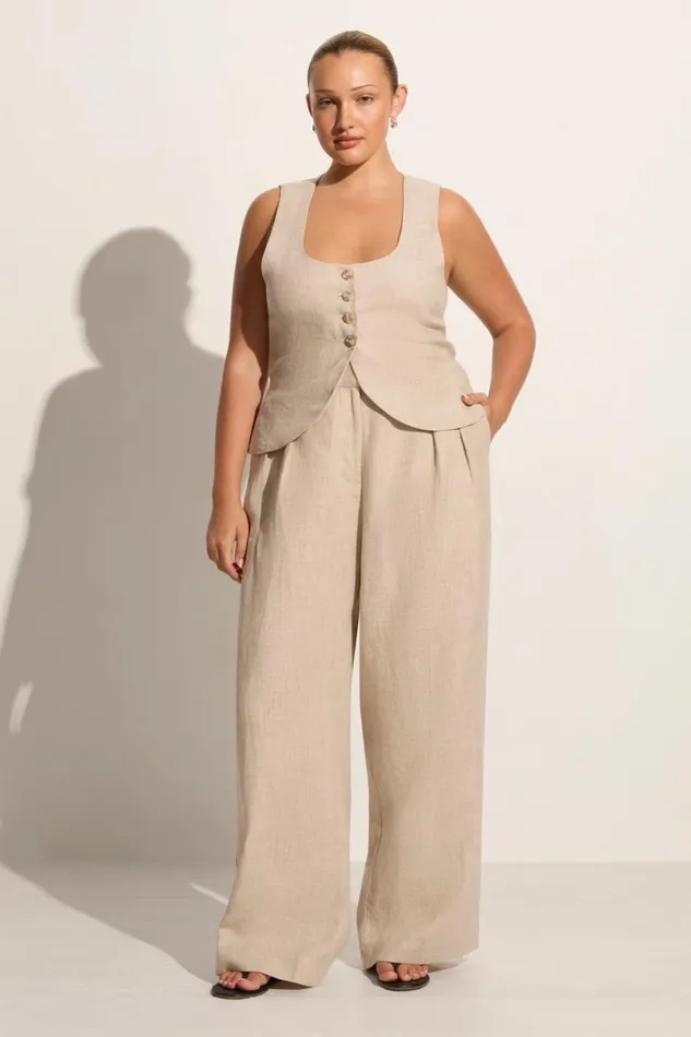 Faithfull The Brand Tops Stanze Vest Natural 8211 Women Faithfull The Brand Tops Stanze Vest Natural 8211 Women