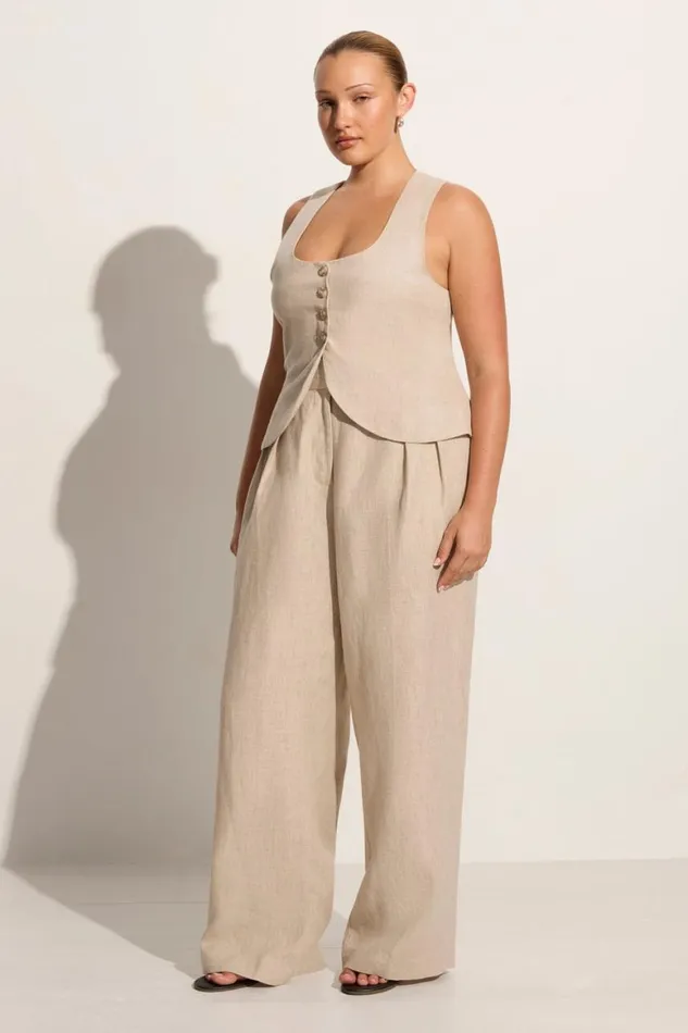Faithfull The Brand Tops Stanze Vest Natural 8211 Women Faithfull The Brand Tops Stanze Vest Natural 8211 Women