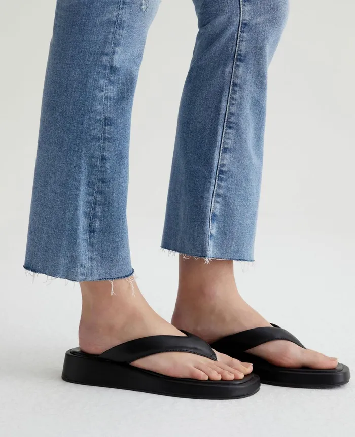 Farrah Boot Crop 20 Years Undertow Destructed Women AG Jeans Denim Farrah Boot Crop 20 Years Undertow Destructed Women AG Jeans Denim