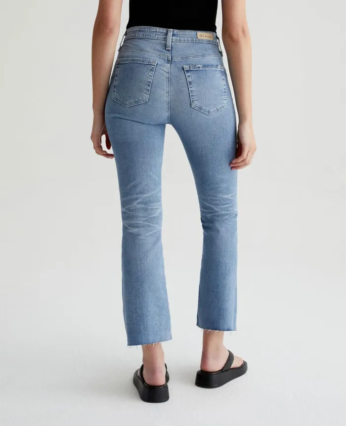 Farrah Boot Crop 20 Years Undertow Destructed Women AG Jeans Denim Farrah Boot Crop 20 Years Undertow Destructed Women AG Jeans Denim