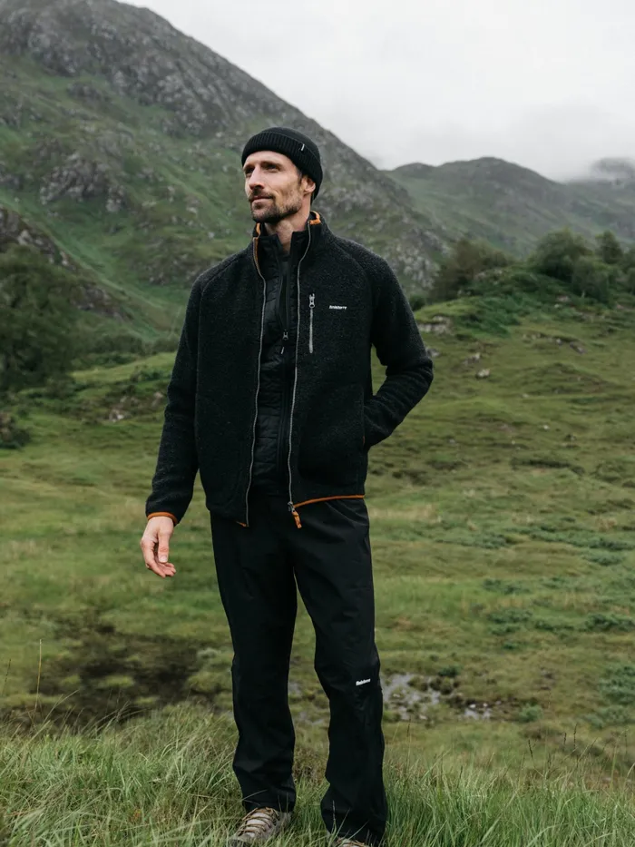 Finisterre Fleece Men Hegen Full Zip Fleece Raven Black