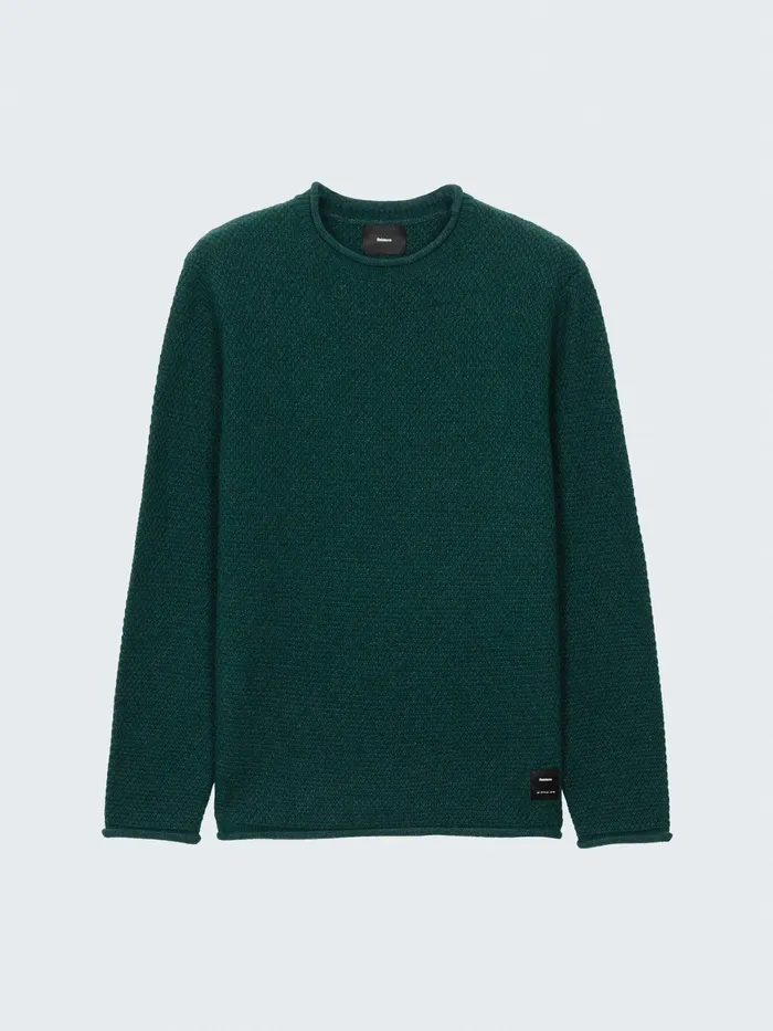 Finisterre Knitwear Men Barents Sweater Pine Shadow