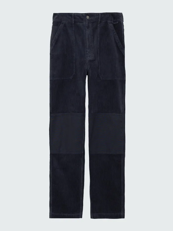 Finisterre Pants Men Basset Cord Trouser Navy
