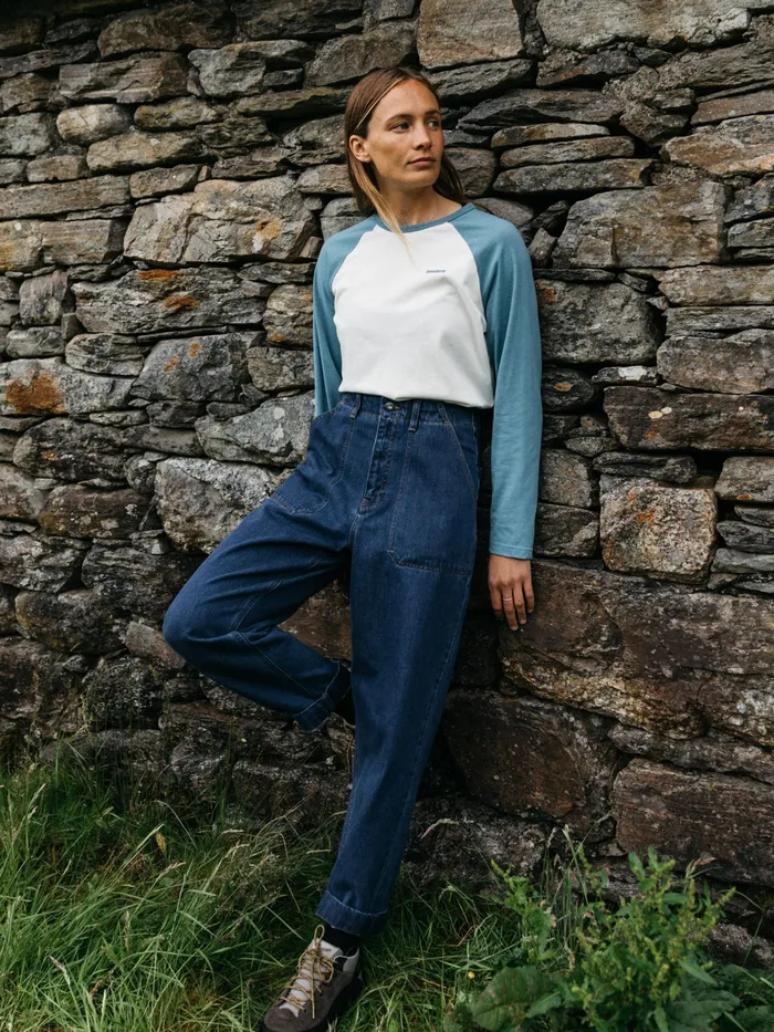 Finisterre Pants Women Yarrel Jean Retro Indigo