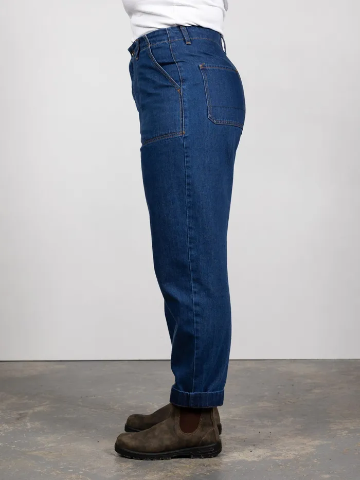 Finisterre Pants Women Yarrel Jean Retro Indigo