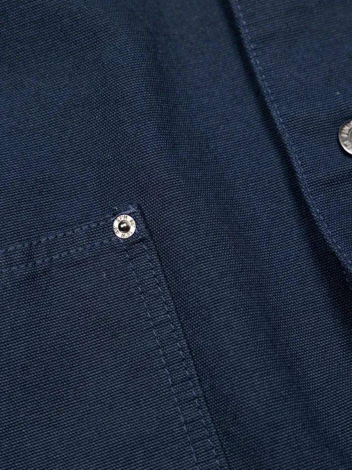Finisterre Shirts Men Basset Flannel Lined Jacket Navy