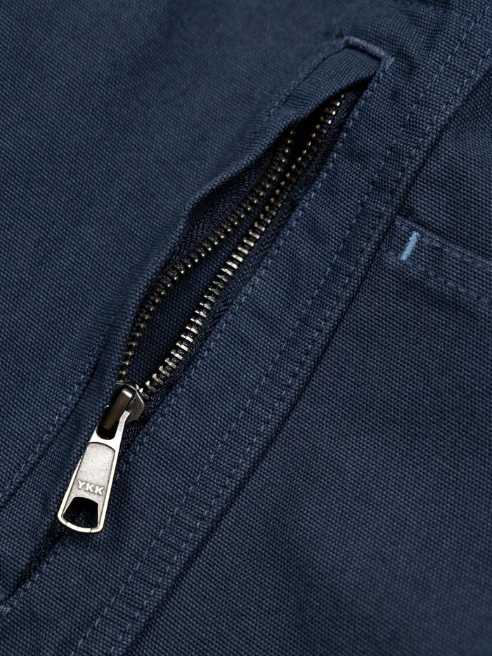 Finisterre Shirts Men Basset Flannel Lined Jacket Navy