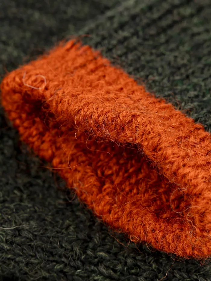Finisterre Socks MenWomen Bosun Sock Olivered Rust