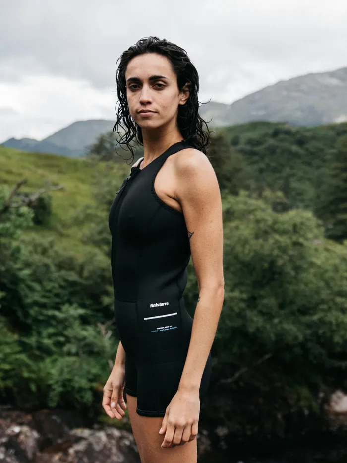 Finisterre Swimwear and Bikinis Women Nieuwland 2mm Yulex Sleeveless Spring Suit Black
