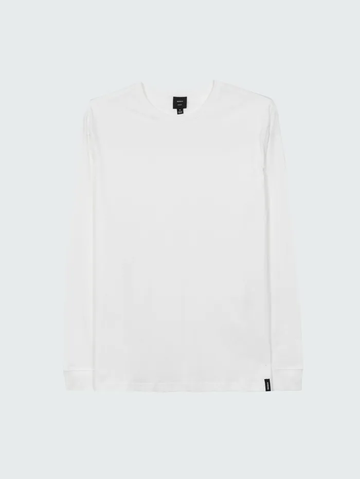 Finisterre TShirts Men Harlyn Long Sleeve TShirt White