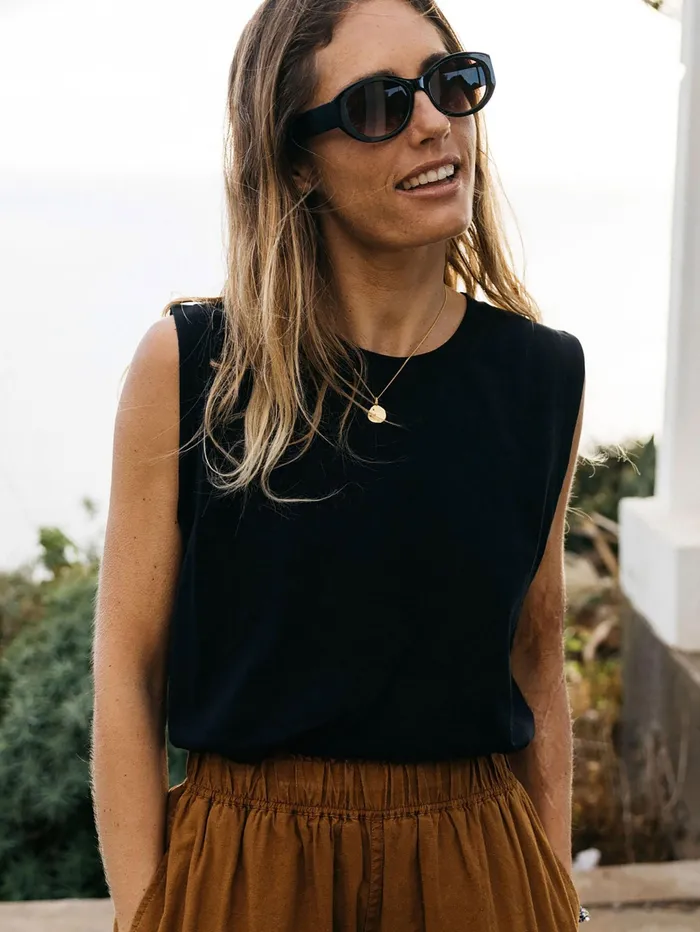 Finisterre Tops and TShirts Women Meskel Vest Black