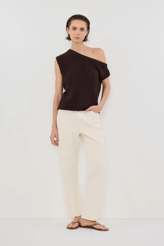 FINN CREAM TWISTED SEAM JEAN Women DISSH Jeans