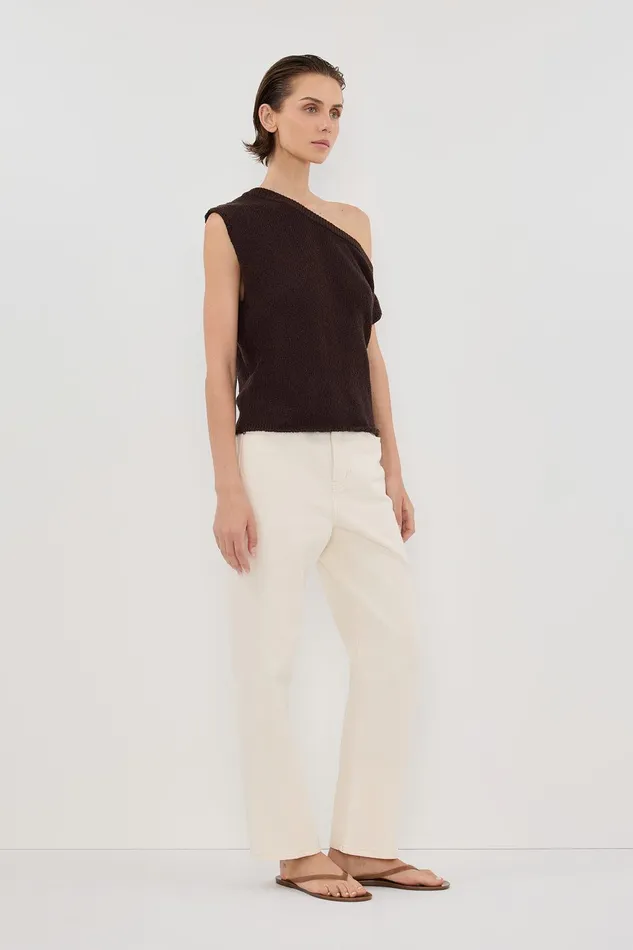 FINN CREAM TWISTED SEAM JEAN Women DISSH Jeans