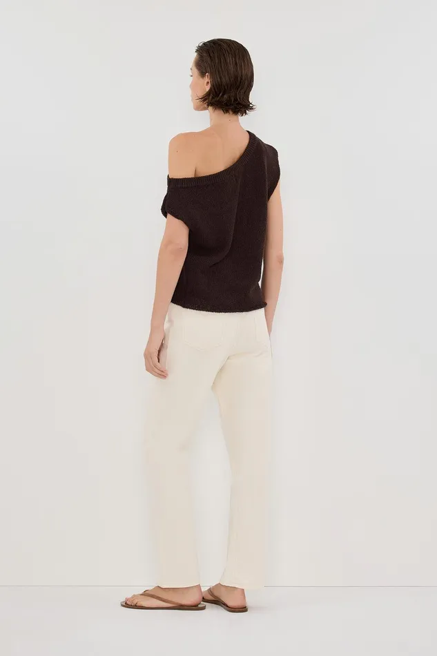 FINN CREAM TWISTED SEAM JEAN Women DISSH Jeans