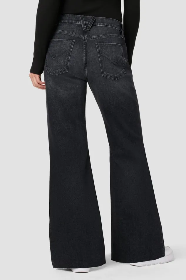 Flare Women Hudson Jeans Jodie HighRise Flare Jean Faded Noir Flare Women Hudson Jeans Jodie HighRise Flare Jean Faded Noir