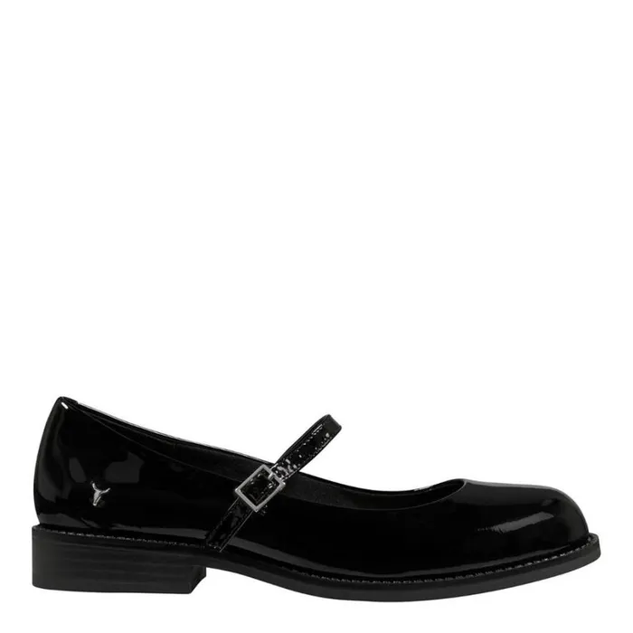 Flats Women Windsor Smith APHRODITE BLACK PATENT FLATS