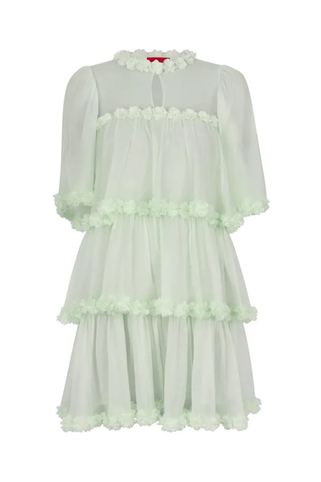 Flow Dress 8211 Dusty Green Women Cras Dresses