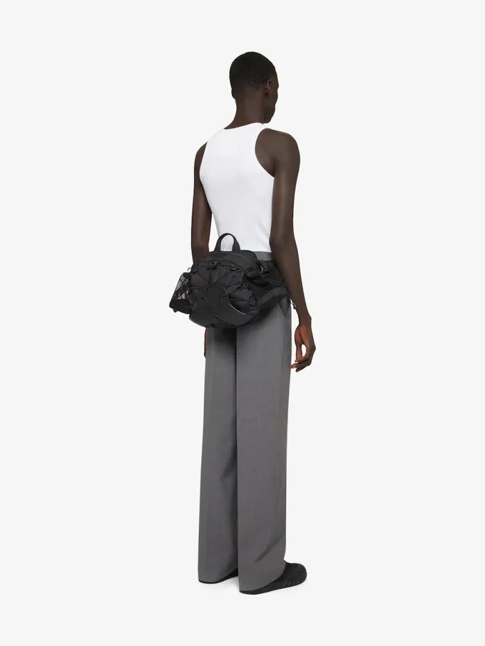 GTrail Bumbag In Nylon And Leather Black Men Givenchy Backpacks