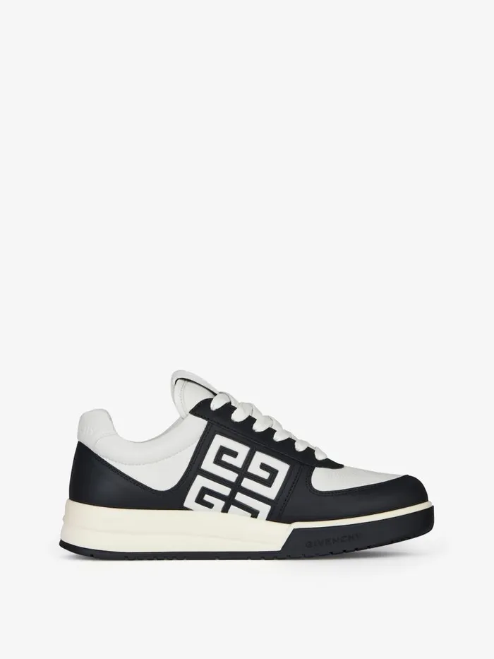 G4 Sneakers In Leather Blackwhite Men Givenchy G4