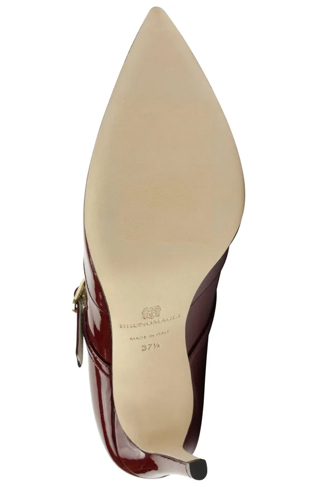 Gemma MaryJane Leather Pump 8211 Bordeaux Patent Women Bruno Magli Heels Gemma MaryJane Leather Pump 8211 Bordeaux Patent Women Bruno Magli Heels