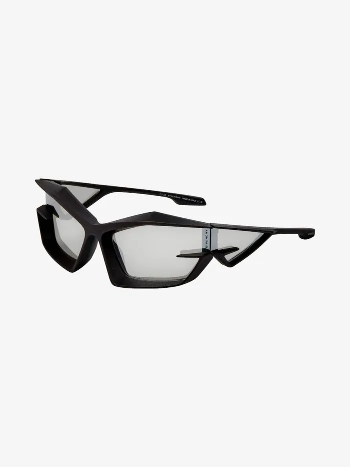 Giv Cut Unisex Sunglasses In Nylon Blacksilvery WomenMen Givenchy Sunglasses