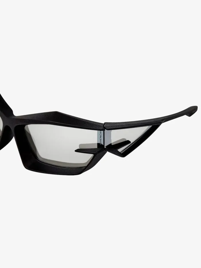 Giv Cut Unisex Sunglasses In Nylon Blacksilvery WomenMen Givenchy Sunglasses
