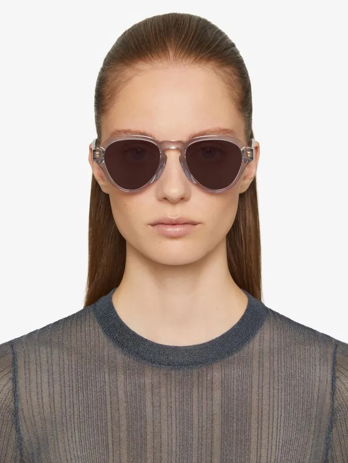 Gv Day Unisex Sunglasses In Acetate Light Grey WomenMen Givenchy Sunglasses