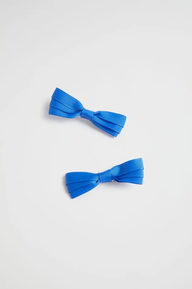 Hair Accessories Girl Seed Heritage Grosgrain Bow Duck Clip Royal Blue