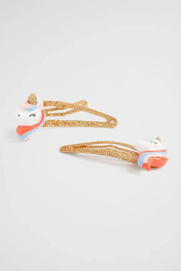 Hair Accessories Girl Seed Heritage Unicorn Snaps Multi