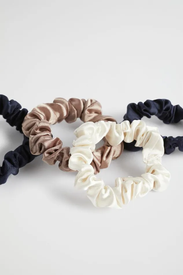 Hair Accessories Woman Seed Heritage Mini Scrunchie Midnight Sky