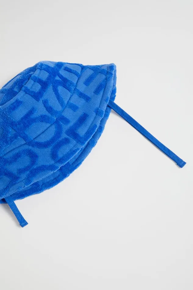 Hats and Caps Baby Seed Heritage Seed Logo Terry Sun Hat Deep Ocean
