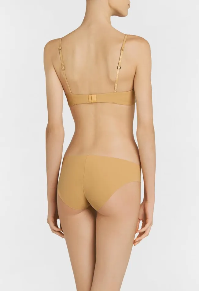 Hazelcoloured Underwired Nonpadded Bra Lingerie La Perla Tshirt