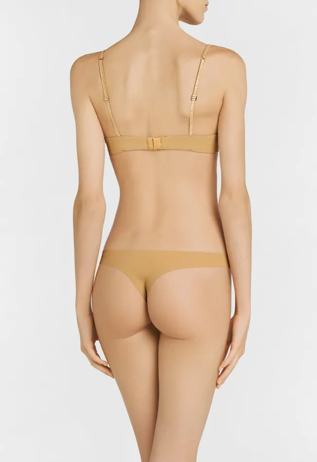 Hazelcoloured Underwired Padded Pushup Bra Lingerie La Perla Padded