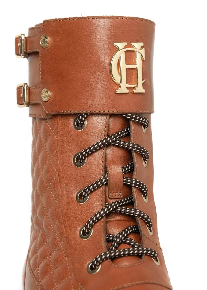Holland Cooper Camden Biker Boot Tan Women Boots Holland Cooper Camden Biker Boot Tan Women Boots