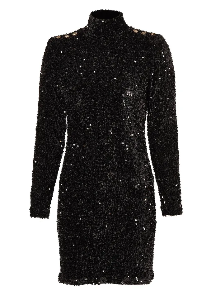 Holland Cooper Cara Sequin Mini Dress Women Dresses Holland Cooper Cara Sequin Mini Dress Women Dresses