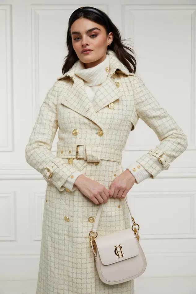 Holland Cooper Chelsea Saddle Bag Cream Women Bags Holland Cooper Chelsea Saddle Bag Cream Women Bags