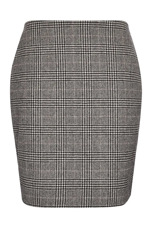 Holland Cooper Chelsea Skirt Prince Of Wales Black Women Tailoring Holland Cooper Chelsea Skirt Prince Of Wales Black Women Tailoring
