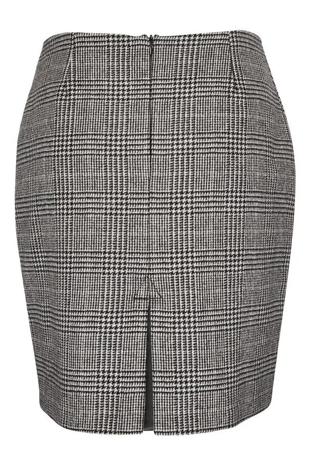 Holland Cooper Chelsea Skirt Prince Of Wales Black Women Tailoring Holland Cooper Chelsea Skirt Prince Of Wales Black Women Tailoring