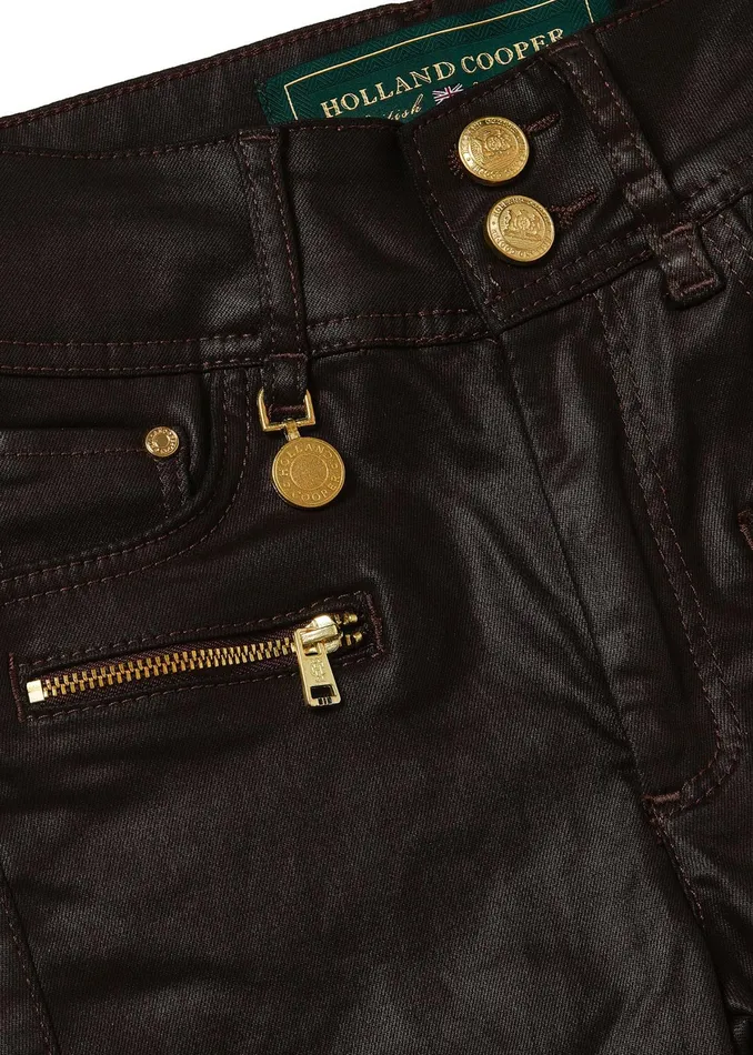 Holland Cooper Coated Jodhpur Jean Chocolate Women Jeans Holland Cooper Coated Jodhpur Jean Chocolate Women Jeans