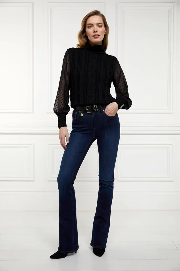 Holland Cooper Featherton Roll Neck Knit Women Knitwear Holland Cooper Featherton Roll Neck Knit Women Knitwear