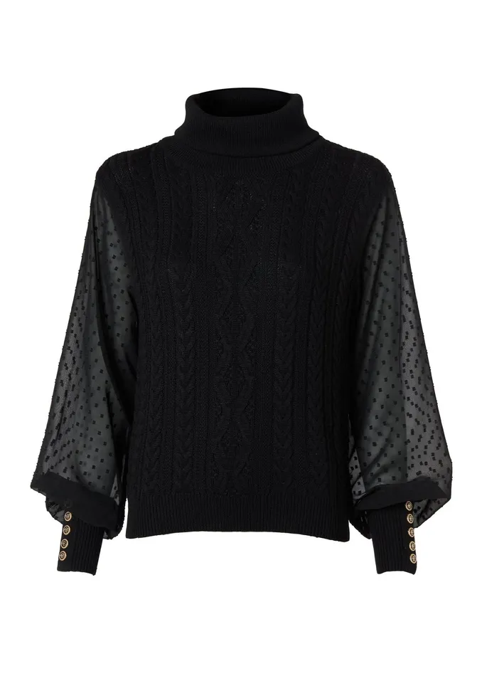 Holland Cooper Featherton Roll Neck Knit Women Knitwear Holland Cooper Featherton Roll Neck Knit Women Knitwear