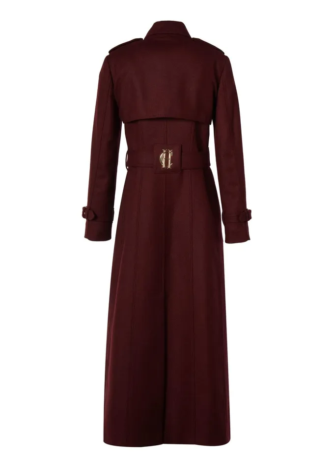Holland Cooper Full Length Marlborough Trench Coat Mulberry Women Tailoring