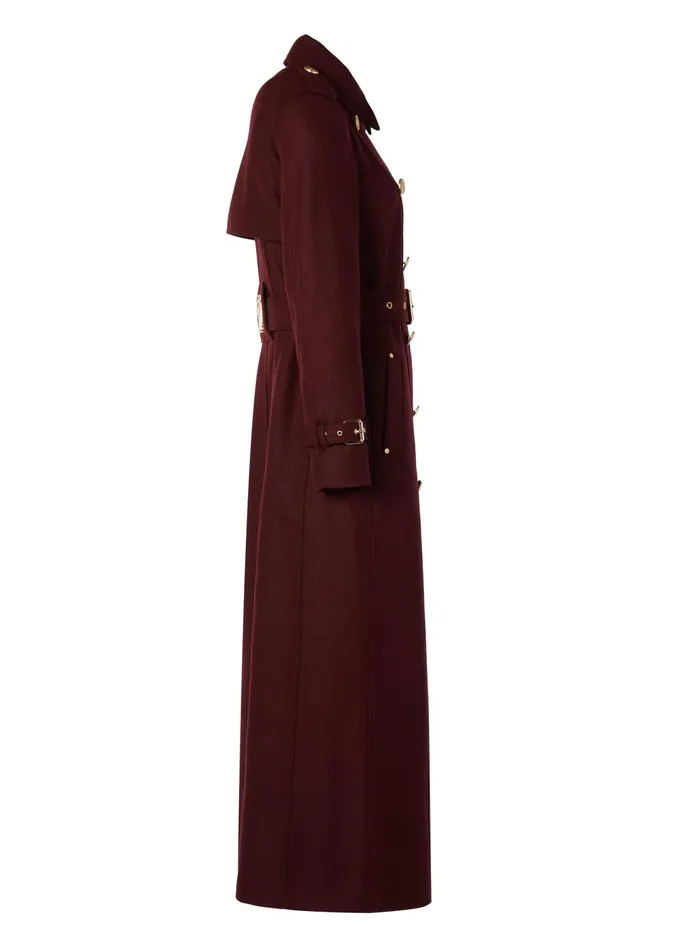 Holland Cooper Full Length Marlborough Trench Coat Mulberry Women Tailoring