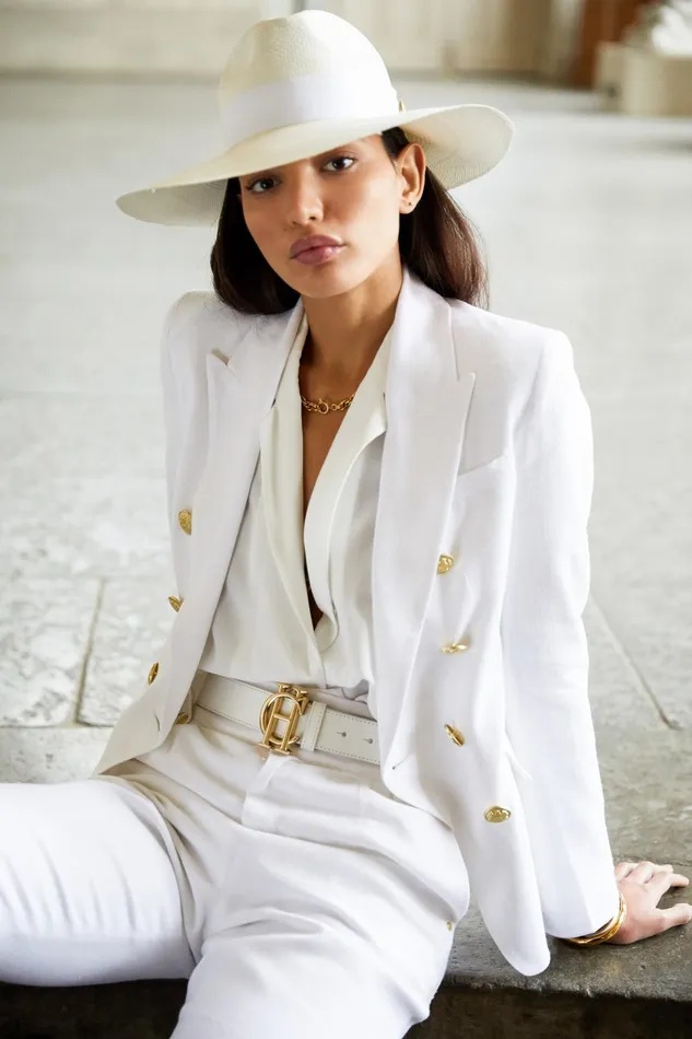 Holland Cooper Jessica Hat White Women Hats and Headbands Holland Cooper Jessica Hat White Women Hats and Headbands