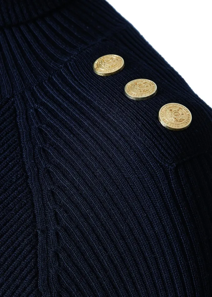 Holland Cooper Kensington Midi Jumper Dress Ink Navy Women Dresses Holland Cooper Kensington Midi Jumper Dress Ink Navy Women Dresses
